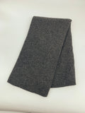 Large Charcoal Knitted Cashmere Wrap