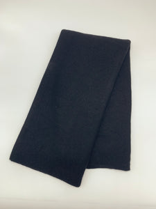 Large Black Knitted Cashmere Wrap